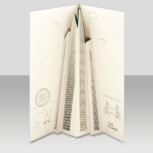 The Shard 3D pop-up card