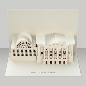 Cartão pop-up 3D da Royal Opera House
