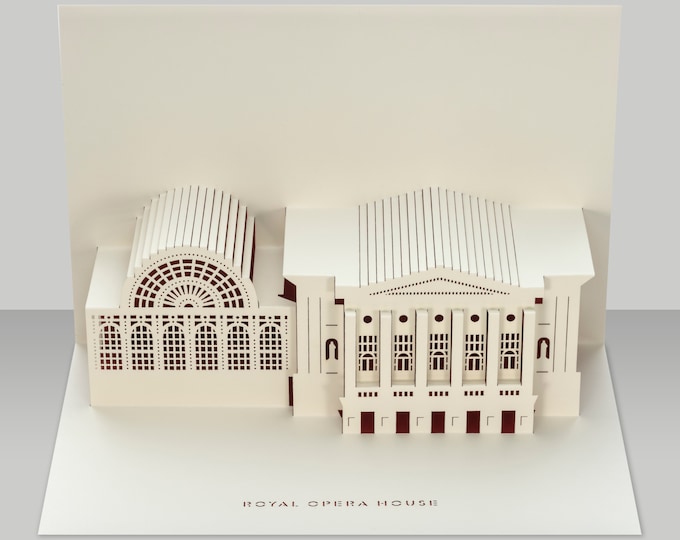 Royal Opera House 3D pop-up card