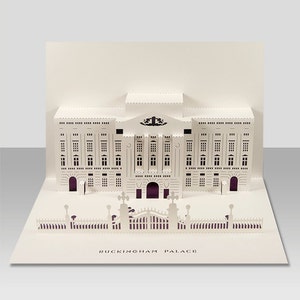 Carte pop-up 3D du palais de Buckingham