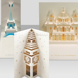 5 cartes pop-up (au choix)