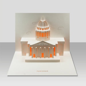 Pantheon 3D-pop-upkaart