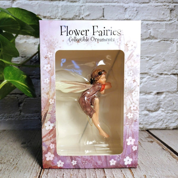 Elderberry Fairy - NEW in Box - RETIRED - Cicely Mary Barker Flower Fairy - Fairy Garden - Fairy Figurine - Ornament