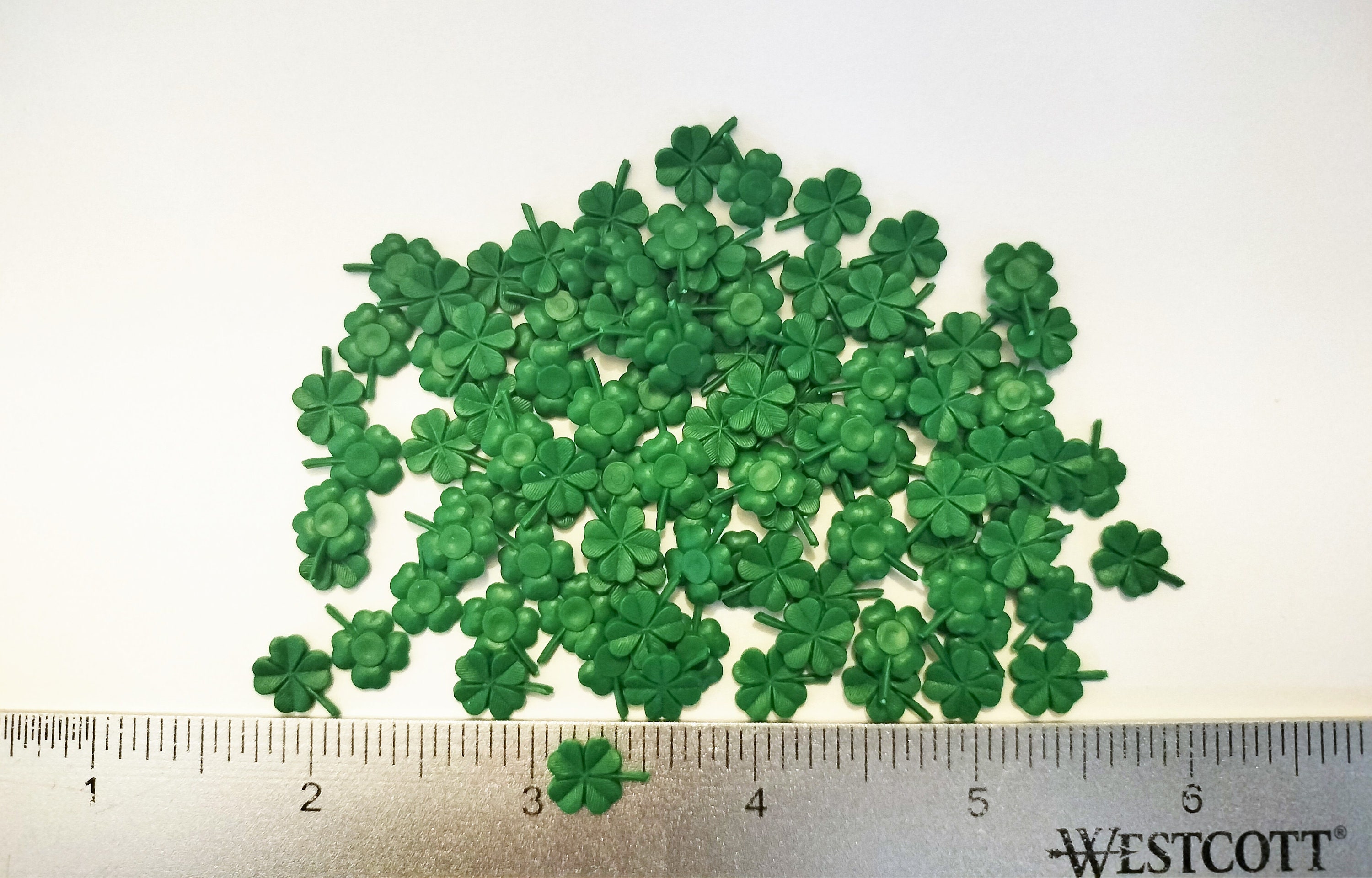 Set of TINY Leaf Clovers 3/8