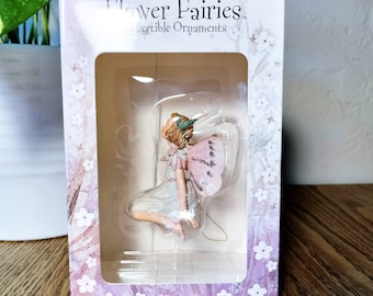 Stork's Bill Fairy - NEW in Box - RETIRED Cicely Mary Barker Flower Fairies - Fairy Garden - Fairy Figurine - Ornament