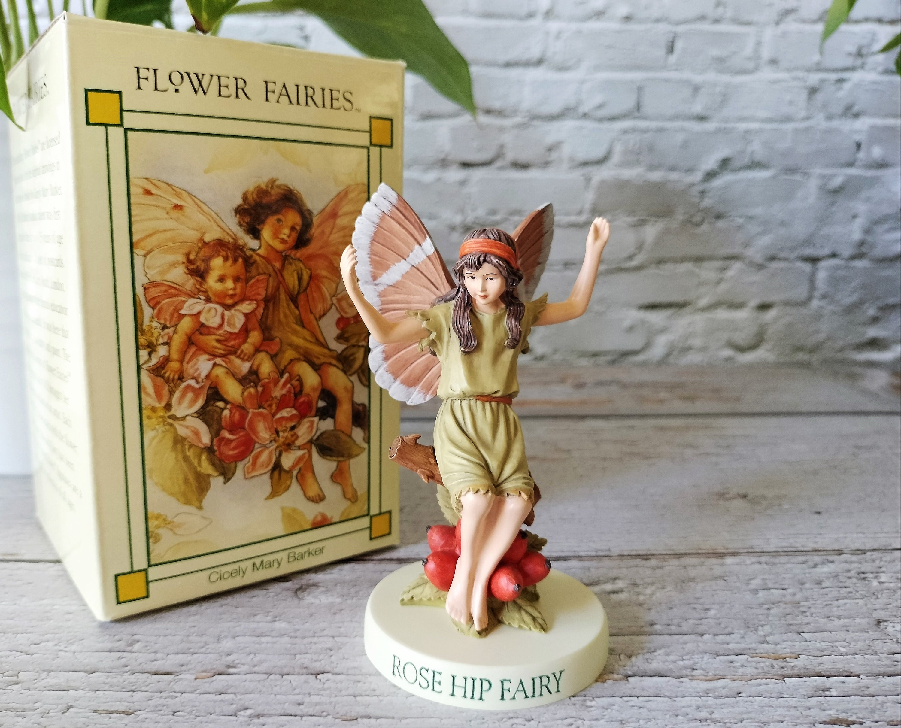 Vintage Fairy Figurine - Etsy Vintage Collectible Figurine Fairy Flower Dish 8.5 inch Resin main image 1