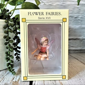 Thrift Flower Fairy - NEW in Box - Series XVII - Retired Cicely Mary Barker Flower Fairy - Fairy Garden - Figurine