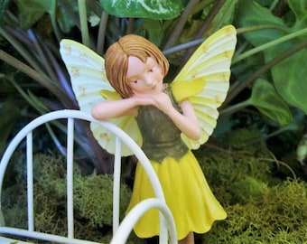 Laburnum Flower Fairy - NEW in Box - RETIRED Cicely Mary Barker Flower Fairy - Fairy Garden - Fairy Figurine - Ornament