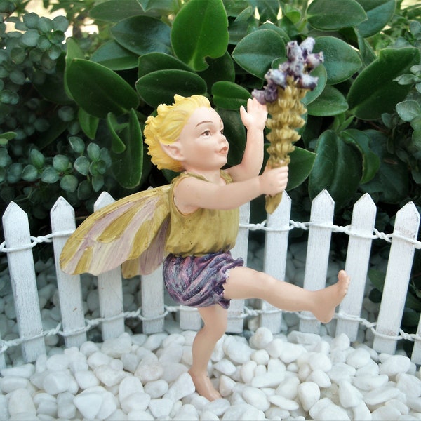 NEW NOT Boxed - Heather Flower Fairy - Retired Cicely Mary Barker Flower Fairy - Fairy Garden - Figurine - Ornament