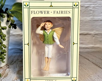 Jack by the Hedge Fairy - NEW in Box - Series V - Vintage - RETIRED Cicely Mary Barker Flower Fairy - Fairy Garden - Fairy Figurine