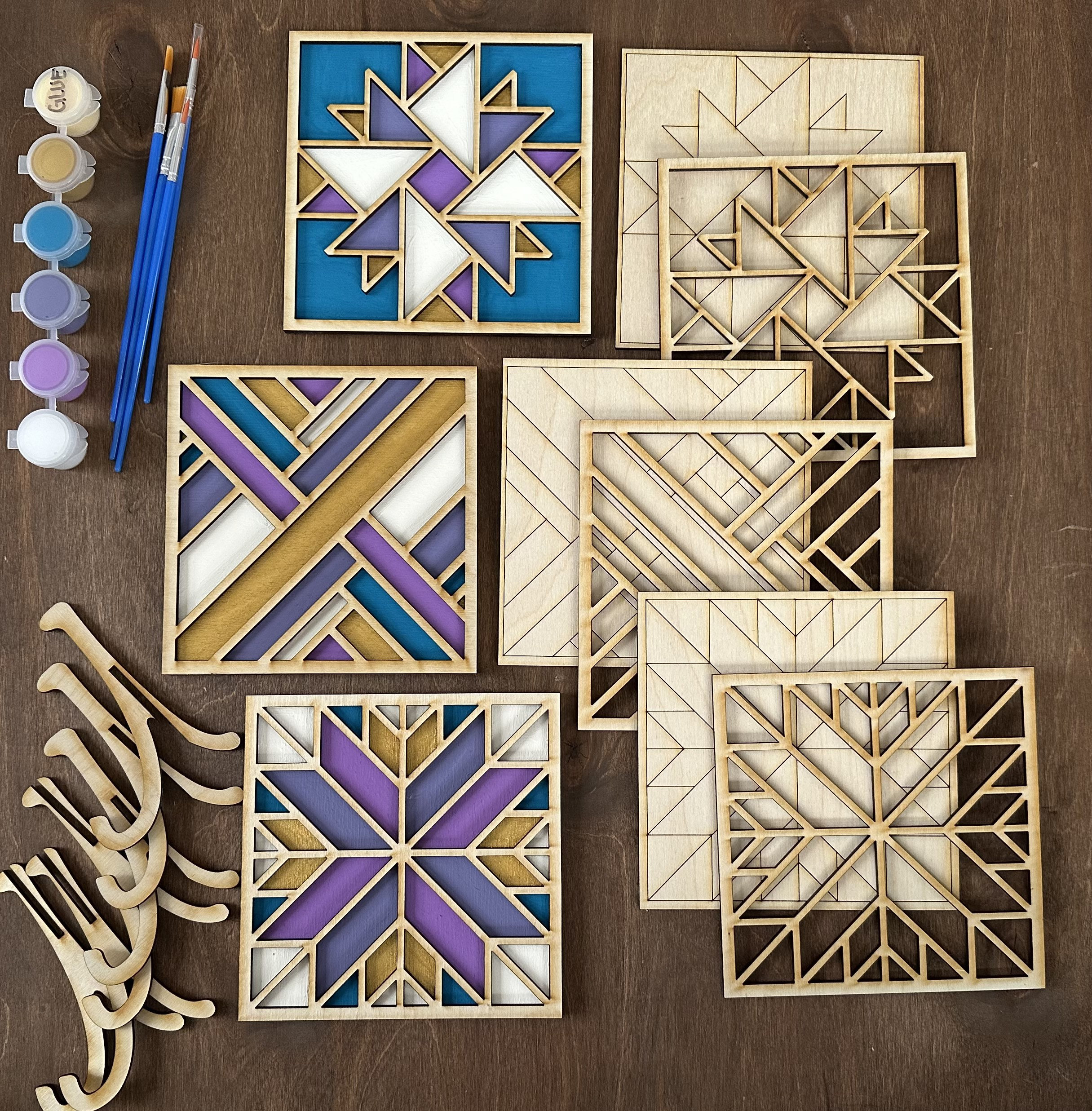 DIY Barn Quilt Muster Dekor Malerei Kit, DIY Bastelset, Barn Quilt Muster  Handarbeit Geschenkset für Quilter, Basteln, Geschenk für Sie, Barn Star -  Etsy Österreich, image size:2431x2473