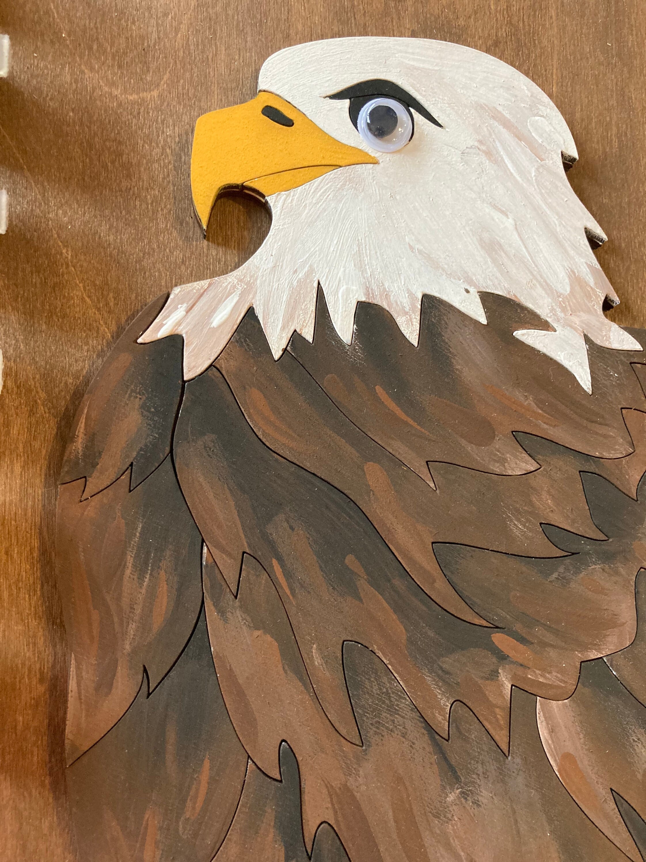 DIY Bald Eagle Painting Craft Kit Paint at Home Kit Gift for Etsy UK