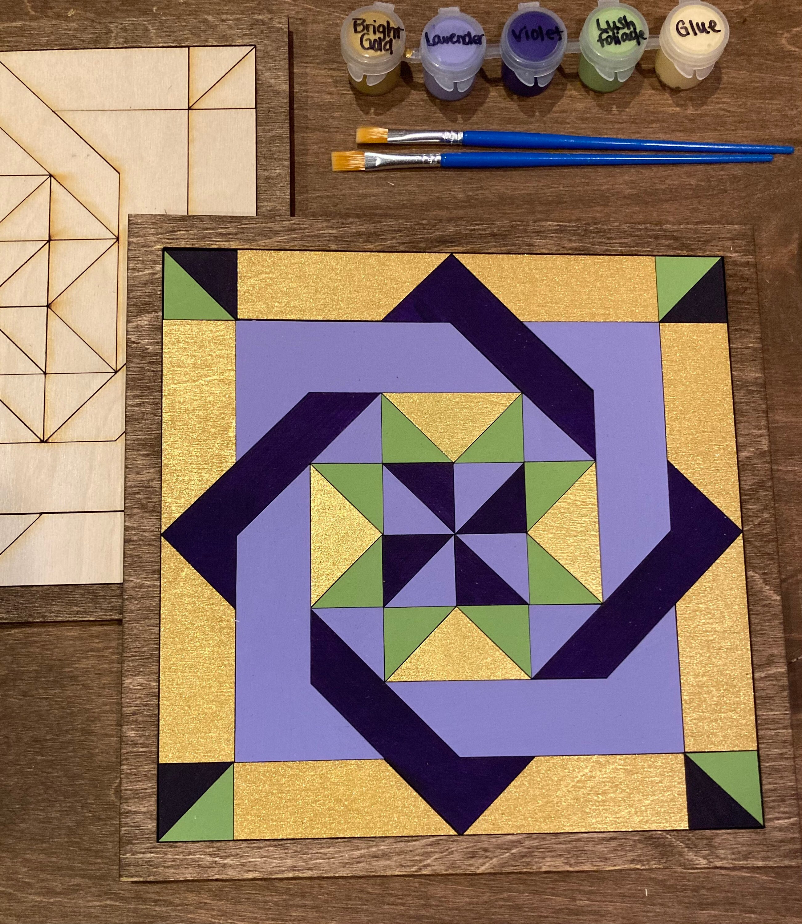 DIY Barn Quilt Painting Kit DIY Mosaic Craft Barn Quilt Kit Etsy