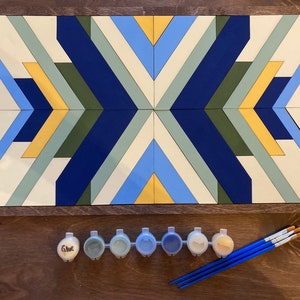 DIY Barn Quilt Painting Kit, DIY Mosaic Craft, Barn Quilt Kit, Paint at Home, Gift for Her, Crafts for Adults, DIY for Teens, Gift for Him