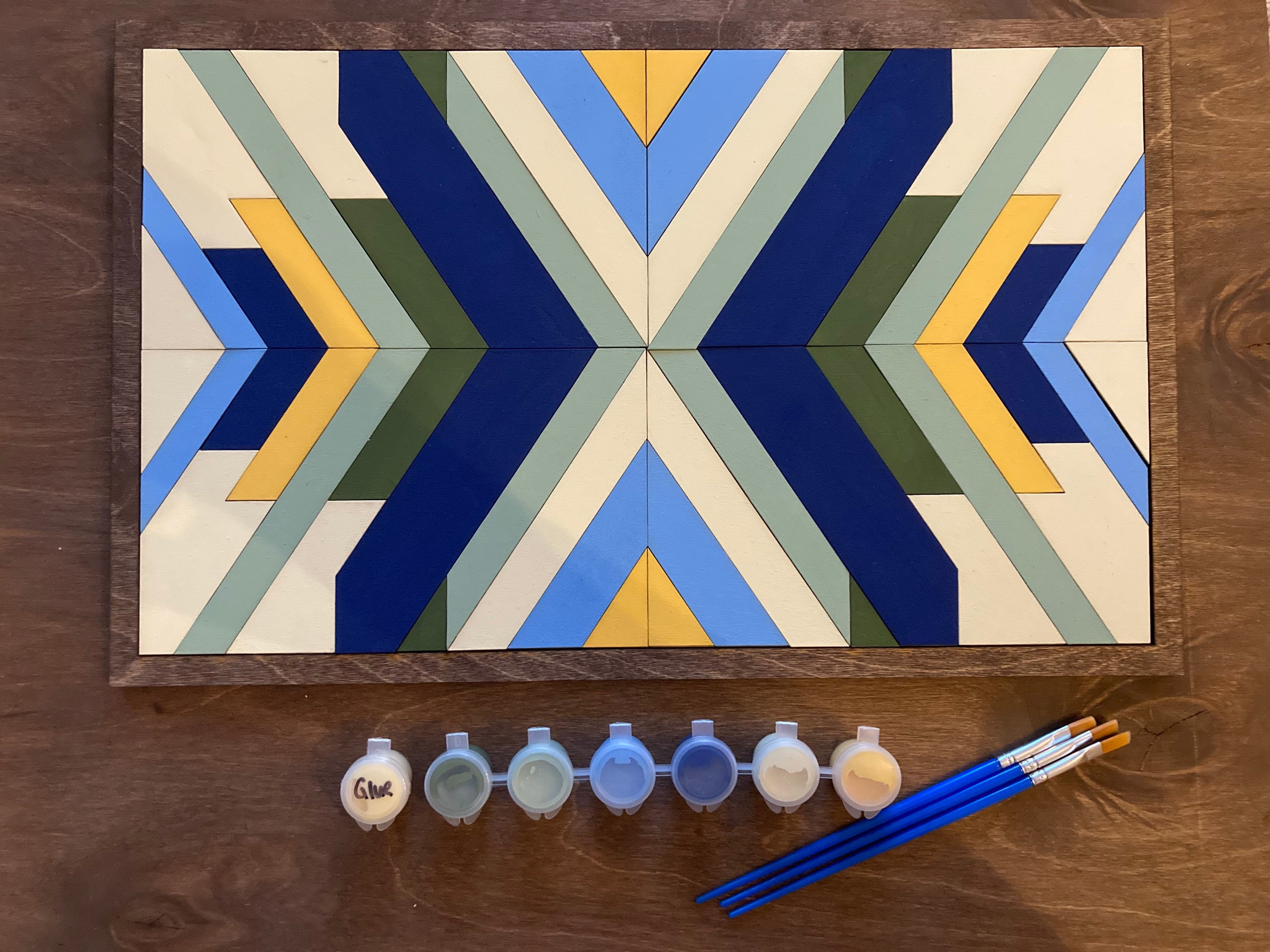 DIY Barn Quilt Painting Kit DIY Mosaic Craft Barn Quilt Kit Etsy