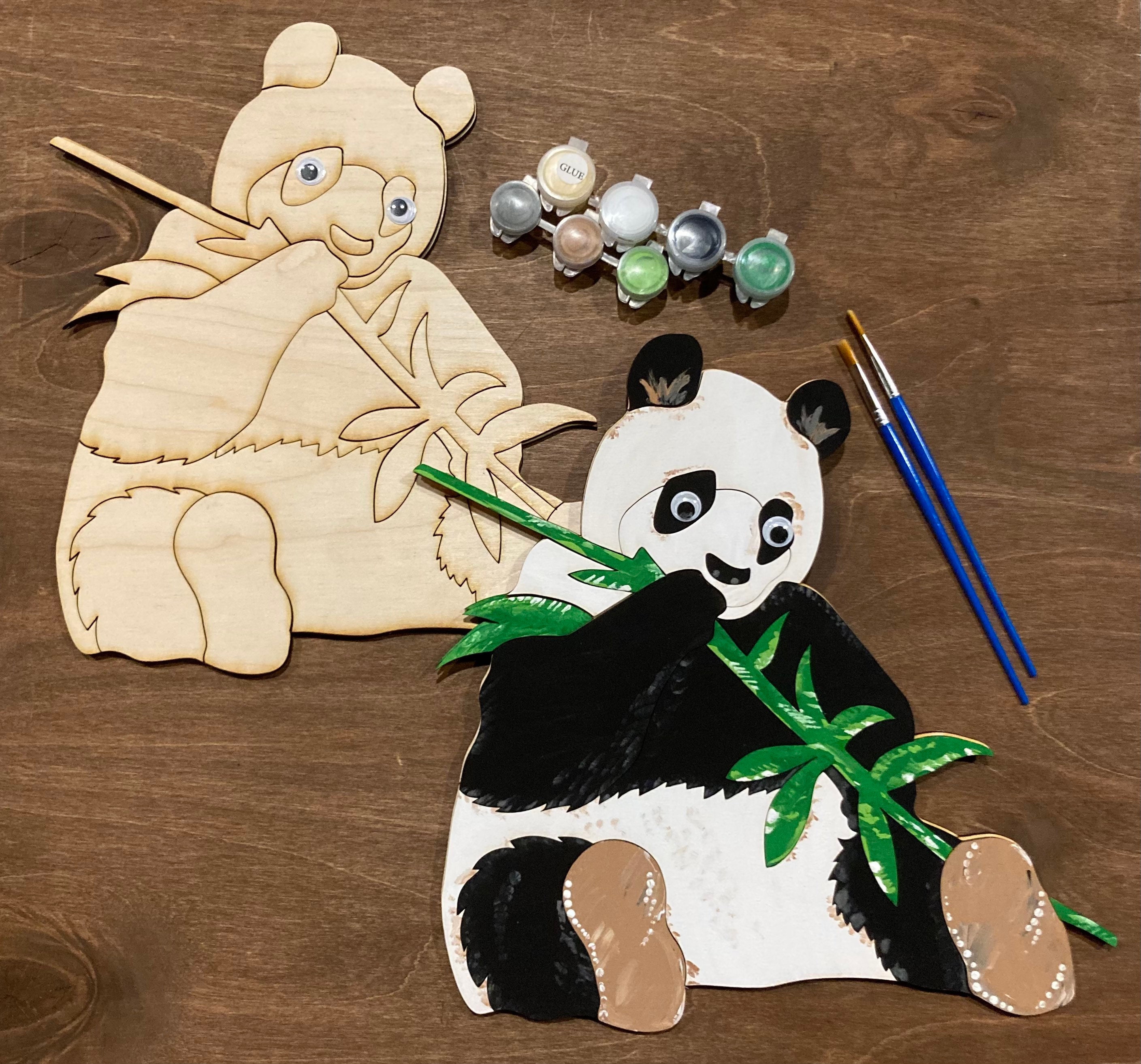 Pre-drawn Canvas Ballerina,paint Your Own Ballerina, DIY Paint  Kit-ballerina, Paint Party Favor, Art Party Favors, Paint Your Own Panda 