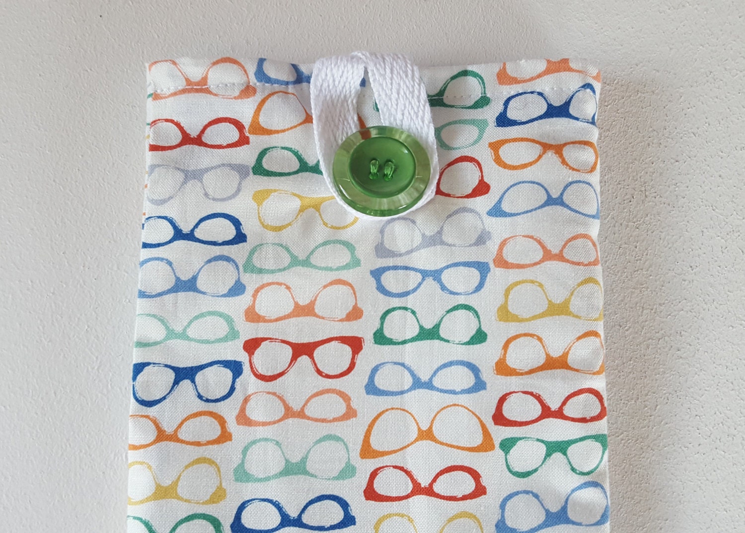 Fabric Kindle Sleeve. Tablet Pouch. 7 Inch Tablet Sleeve. Gadget Case