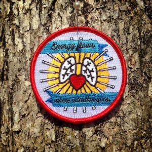 Energy Flows Iron-On Patch