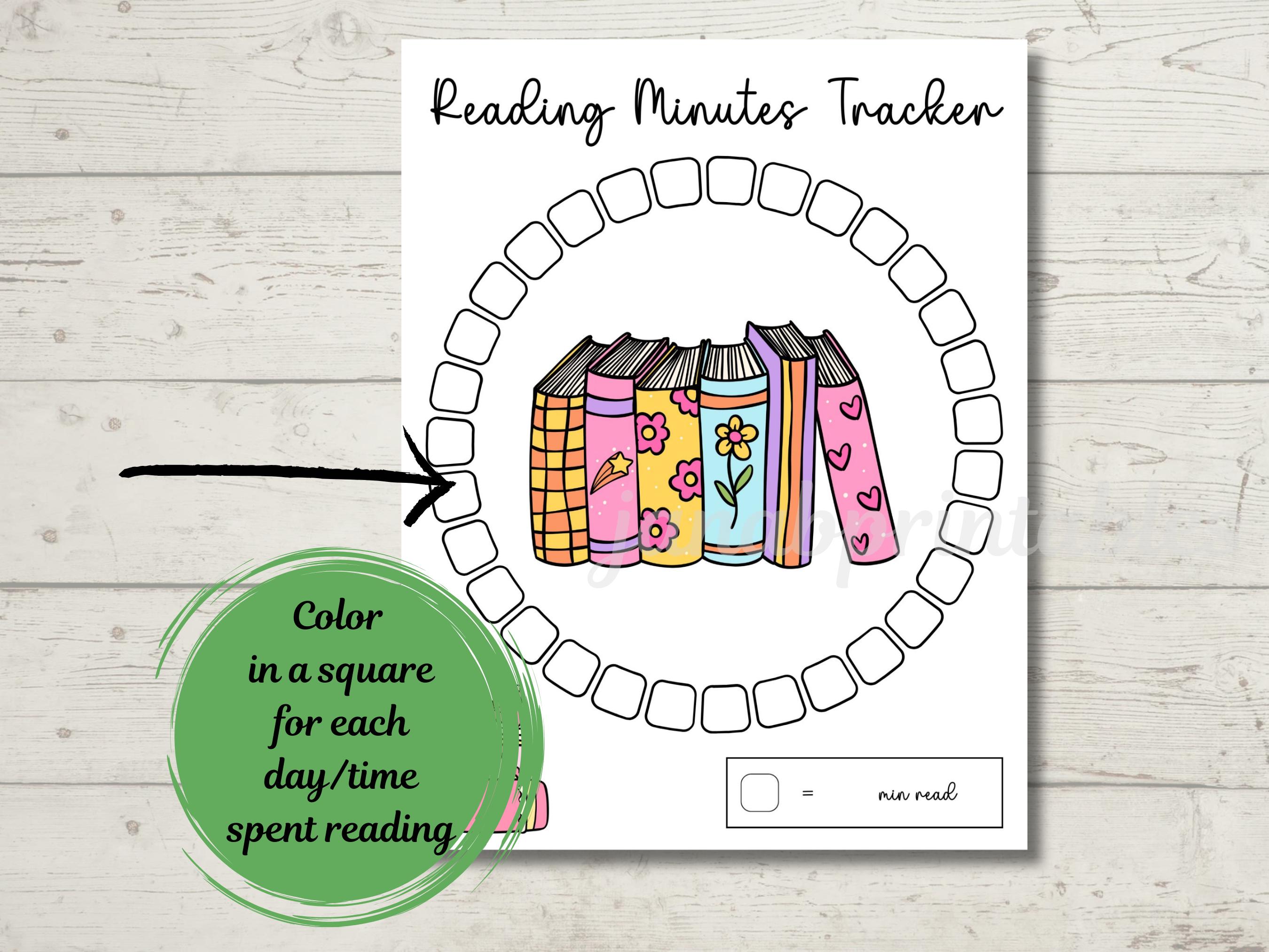 Reading Progress Sticker Chart Reading Reward Tracker Printable: Kids School Progress Chart (PDF ...