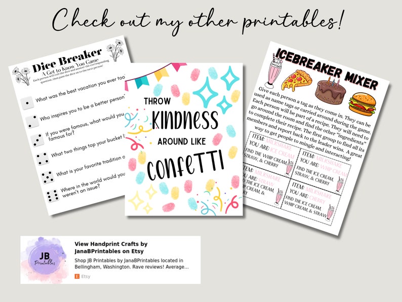 Group Ice Breaker Candy Game Printable Teen Adult Icebreaker Classroom
