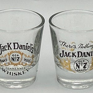 4 Jack Daniel’s Old No 7 Shot Glasses