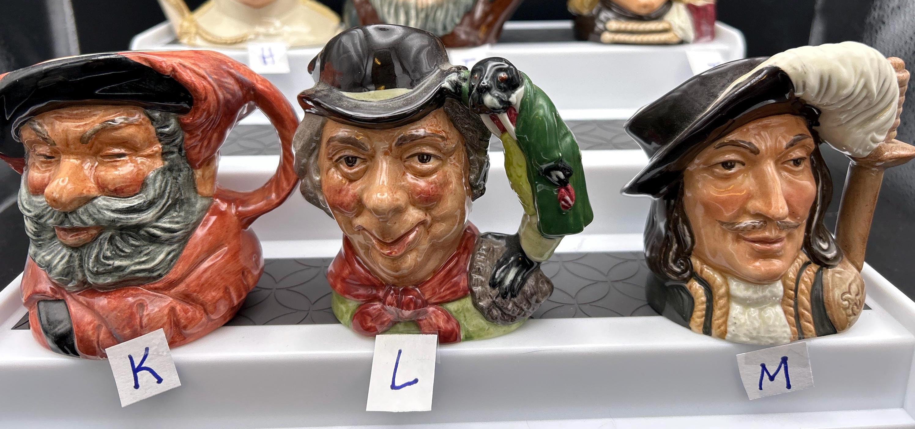 Small Royal Doulton Toby Jugs, Measures 4 1/2