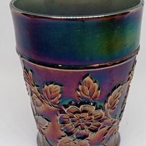 Dugan Cobalt Blue Rambler Rose Tumbler