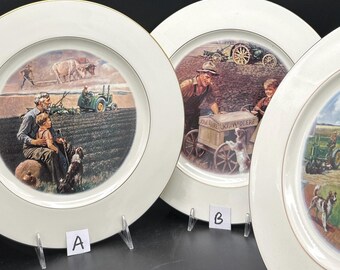 Tracteur John Deere / Plaques d'immatriculation agricoles