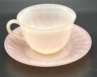 Pink Swirl Fire King Dishes - Etsy
