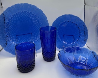 Vasos, platos o cuencos Arcoroc Royal Sapphire azul cobalto