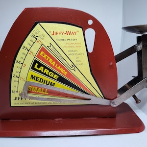 Vintage Jiffy-Way Egg Scale – Industrial Artifacts