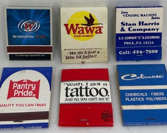 4 Vintage Matchbooks, Choice of lots