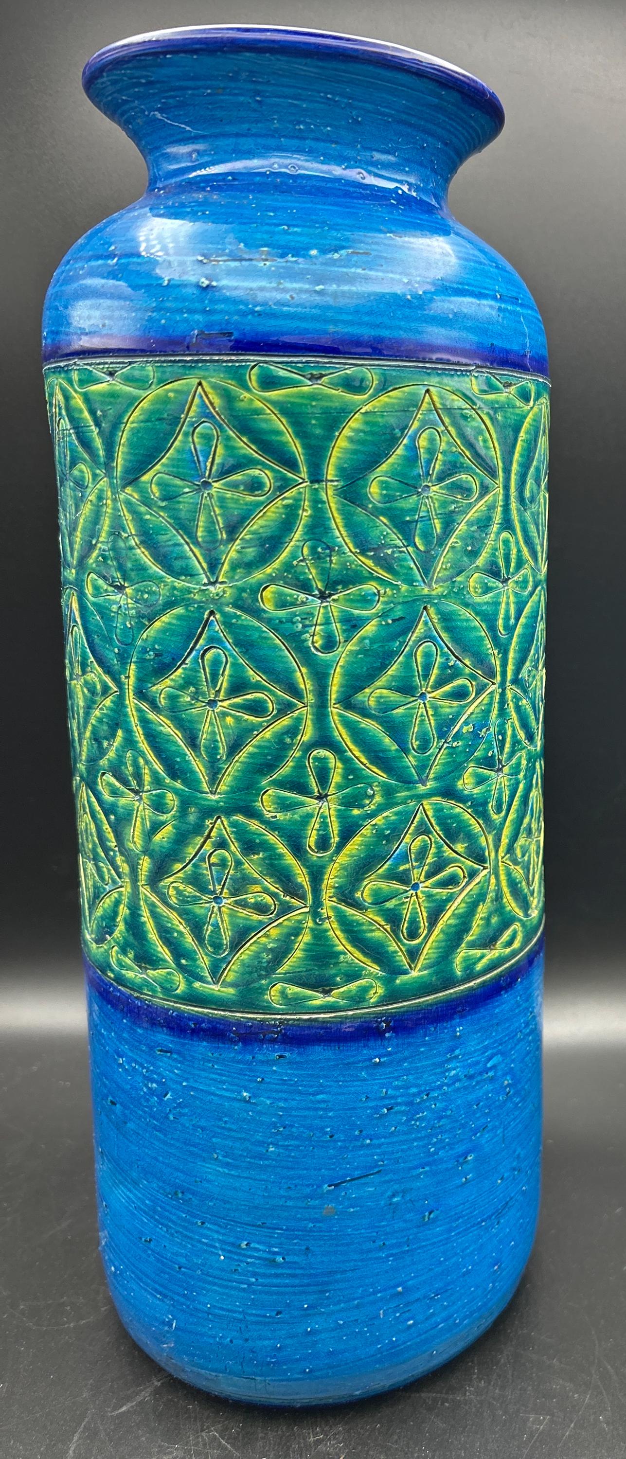 Bitossi Rimini Blu Line 花瓶 by Aldo Londi - Etsy 日本