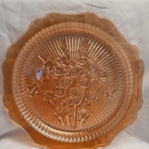 Marigold Iris & Herringbone 9.5&quot; Dinner Plate