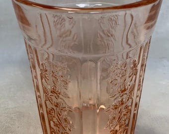 Pink Sharon 4 1/8" Tumbler, 1/16" Thick