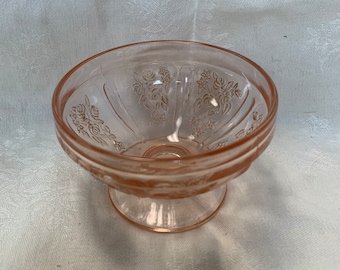 Pink Sharon Sherbet Glass