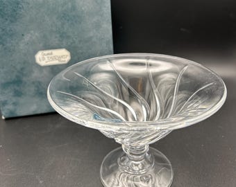 Cristal JG Durand Clerval Compote