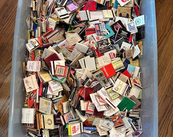 50 Random Vintage Matchbooks Miscellaneous