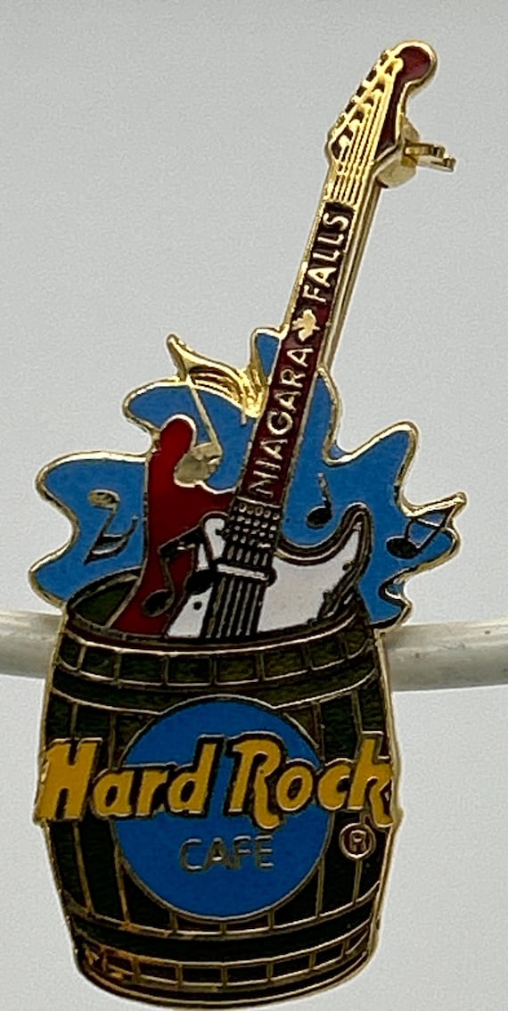 Hard Rock Cafe Niagara Falls Turquoise Guitar Pin - Etsy