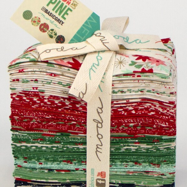 SALE!-Moda 25th and Pine Fat Eighth Bundle by Basic Grey
