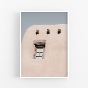 New Mexico Photography, Santa Fe Art Prints, Adobe, Pastel Santa Fe Photography Kitchen Wall Art Southwest Rustic Art Print Unframed Photo