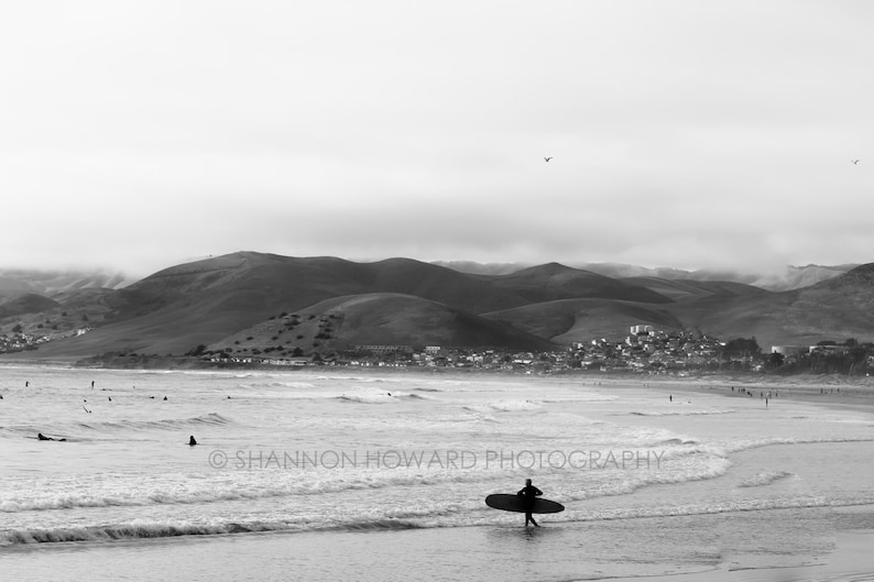 Black and White Surf Photography Beach Photography Central image 1