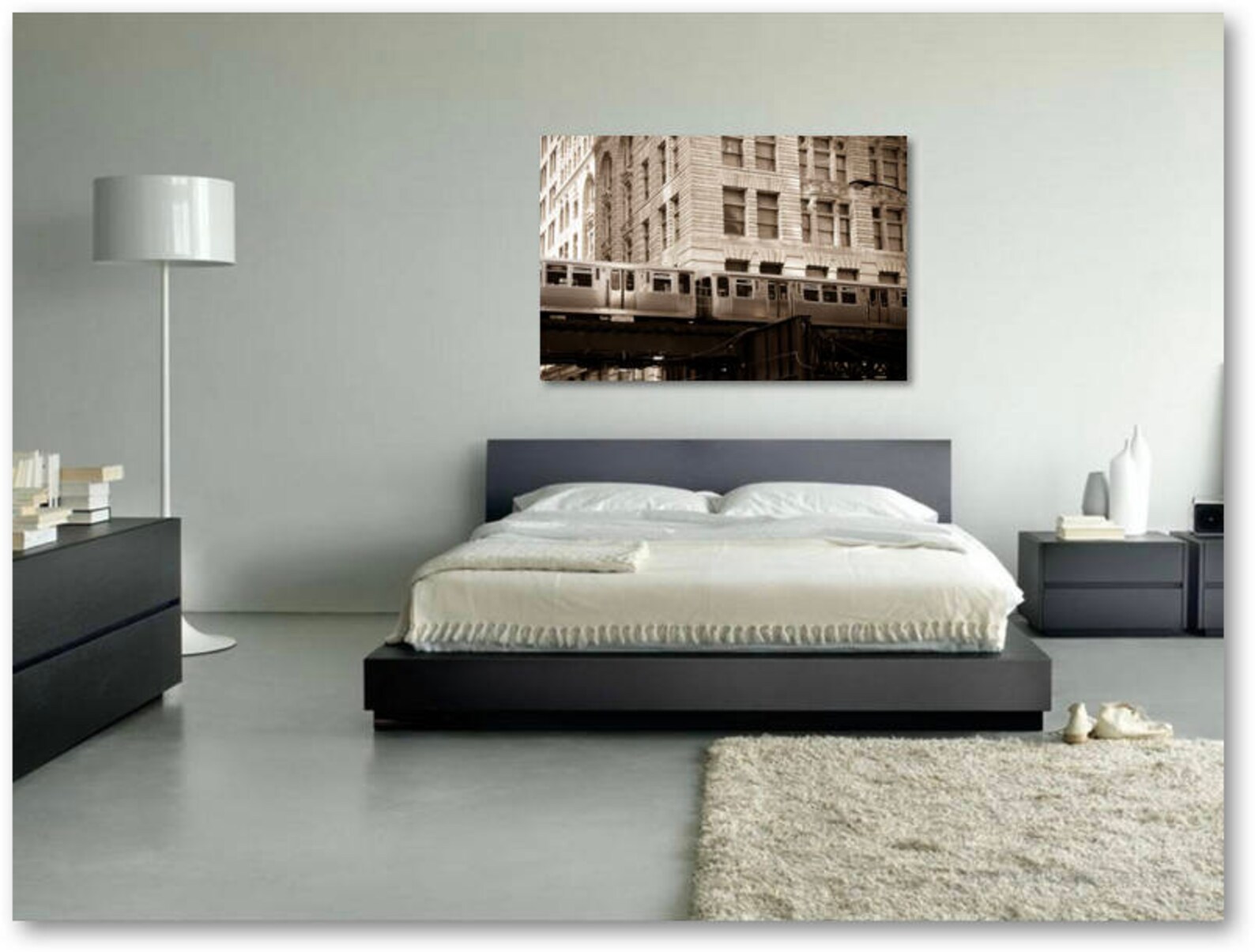 Black and White Chicago Photography Downtown Chicago Print El - Etsy