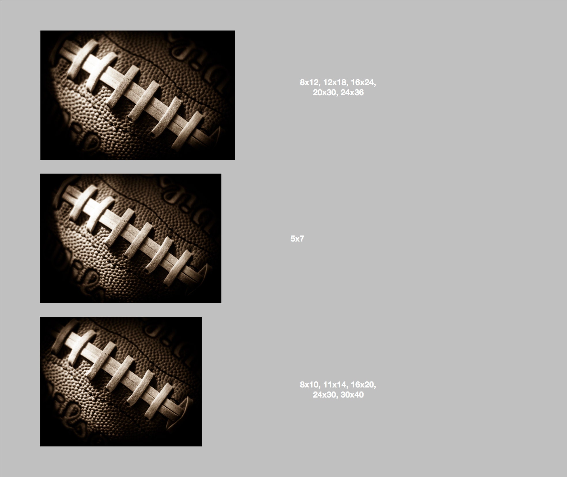 Football Photography Black and White Sports Wall Art Gifts Etsy