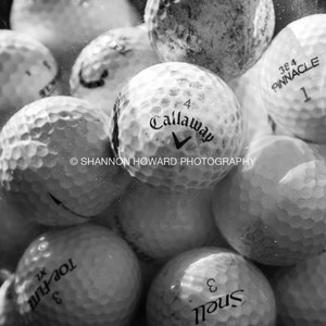 Golf Art, Golf photography, Sports pictures, Teen room decor, Golf print set, Sports art, Golf Balls, Man Cave Wall Art, Gifts for Golfers image 3