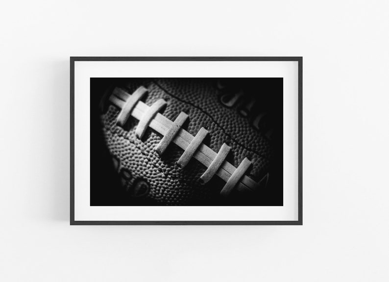 Football Photography Black and White Sports Wall Art Gifts Etsy