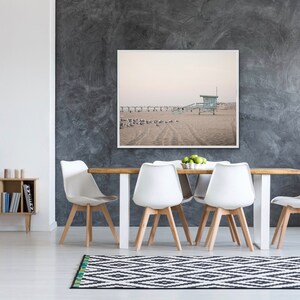 Hermosa Beach Photography 5th Street Lifeguard Tower Pier South Bay Los Angeles California Framed Photo Print Coastal Landscape LA Sunset image 10