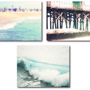 Beach Photography Set 8x10 set of 3 prints Ocean | Etsy