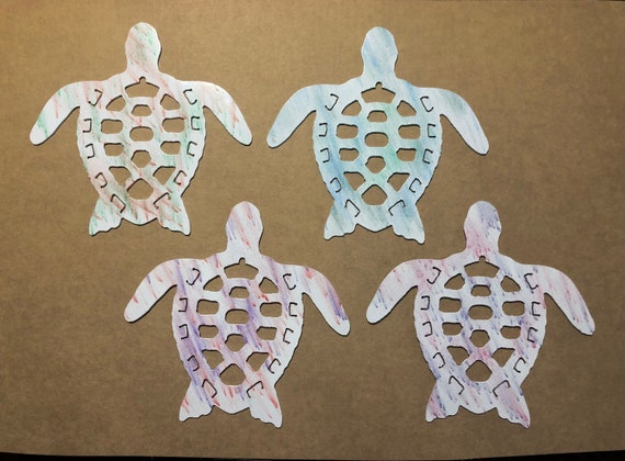 Sea Turtle Metal Wall Art Indoor Outdoor Aquatic Decor In Assorted Colors