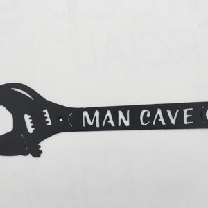 Man Cave Crescent Wrench Metal Art Man Cave Decor